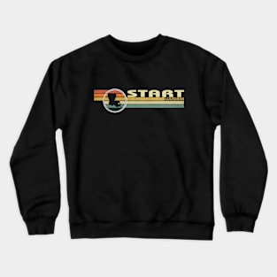 Start Louisiana vintage 1980s style Crewneck Sweatshirt